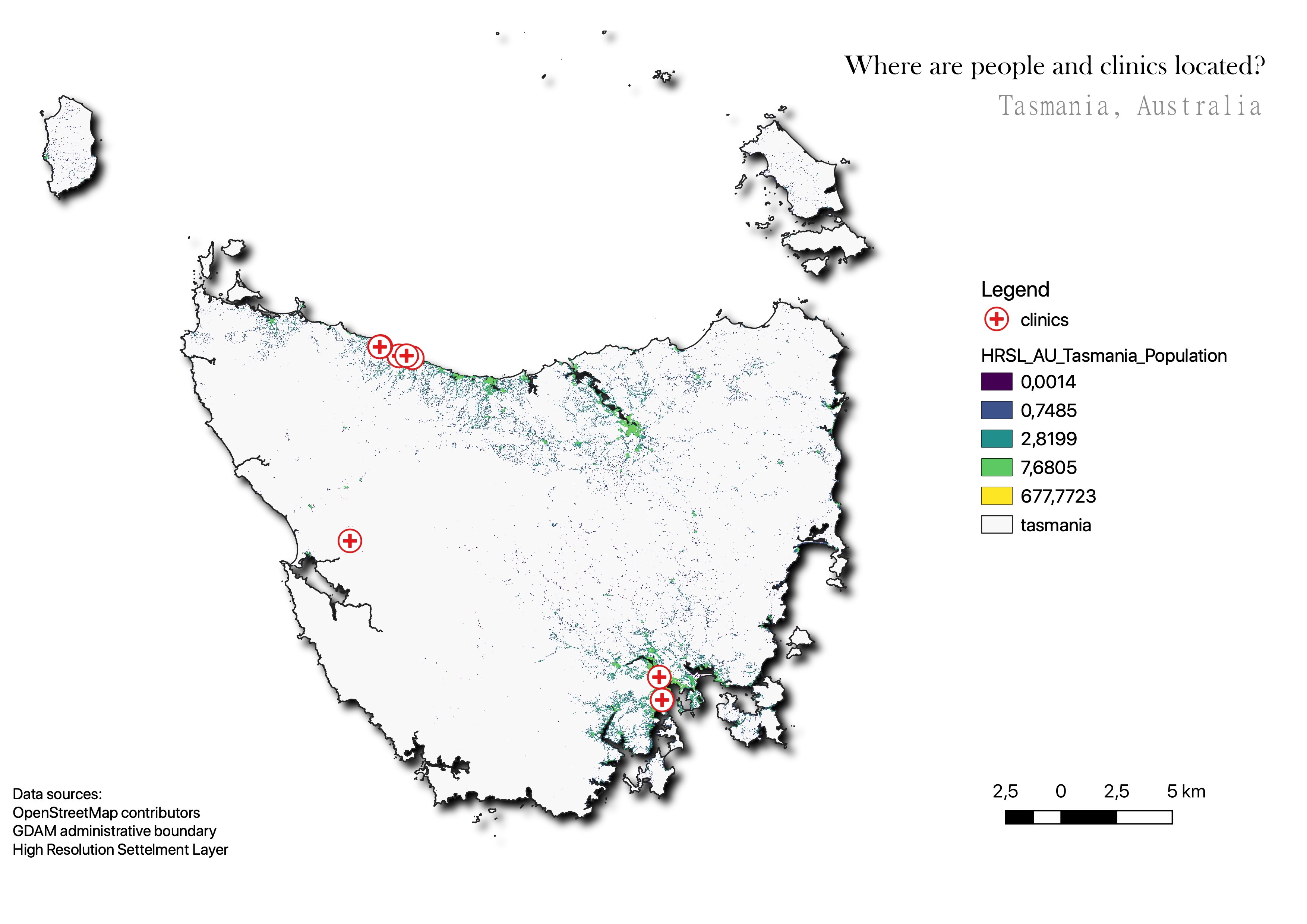 Exported map as image