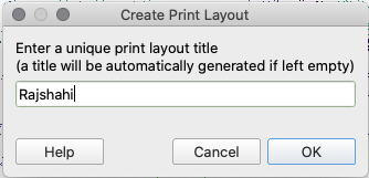 Naming the Print Layout