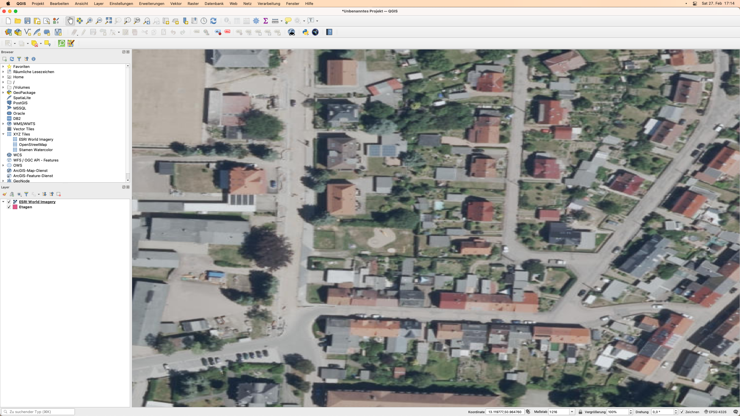 Details im ESRI World Imagery Layer