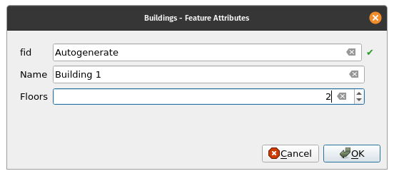 Fill in the attribute values