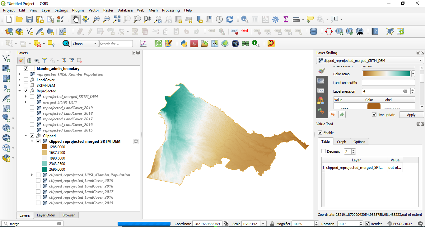 DSM_mosaic_clipped representation