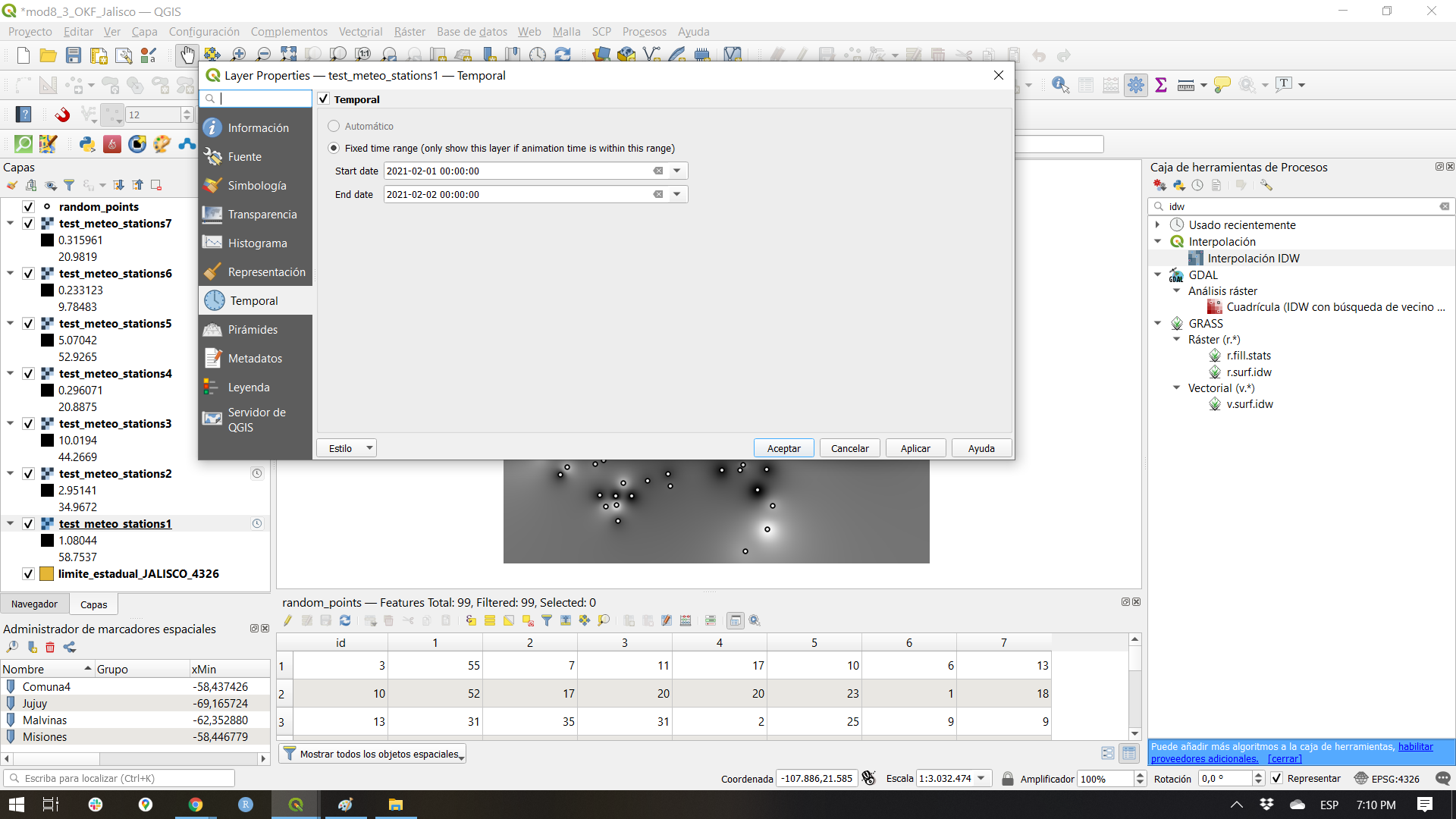 Setting temporal information to the raster dataset (1)