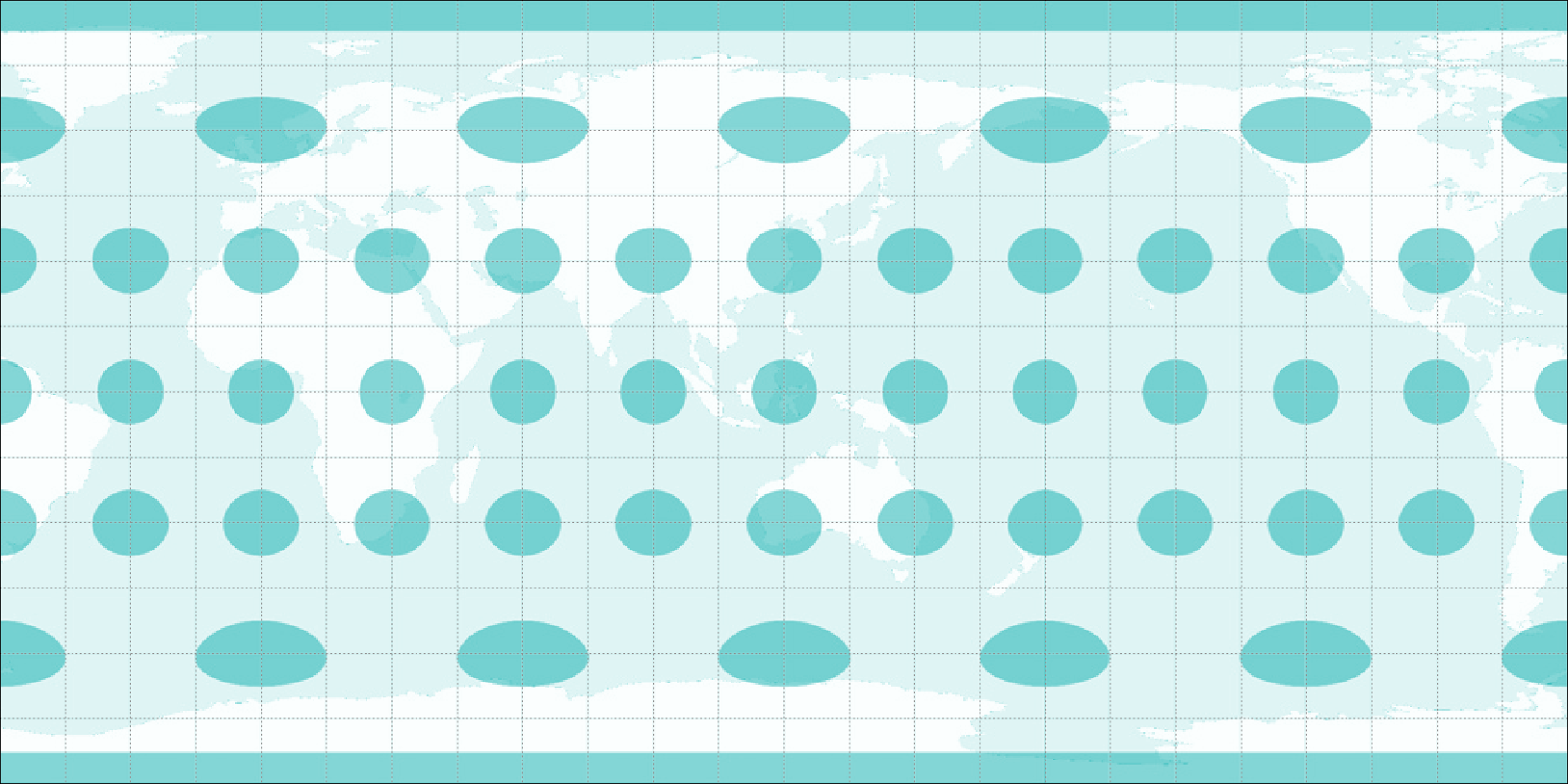 Equidistant map projection