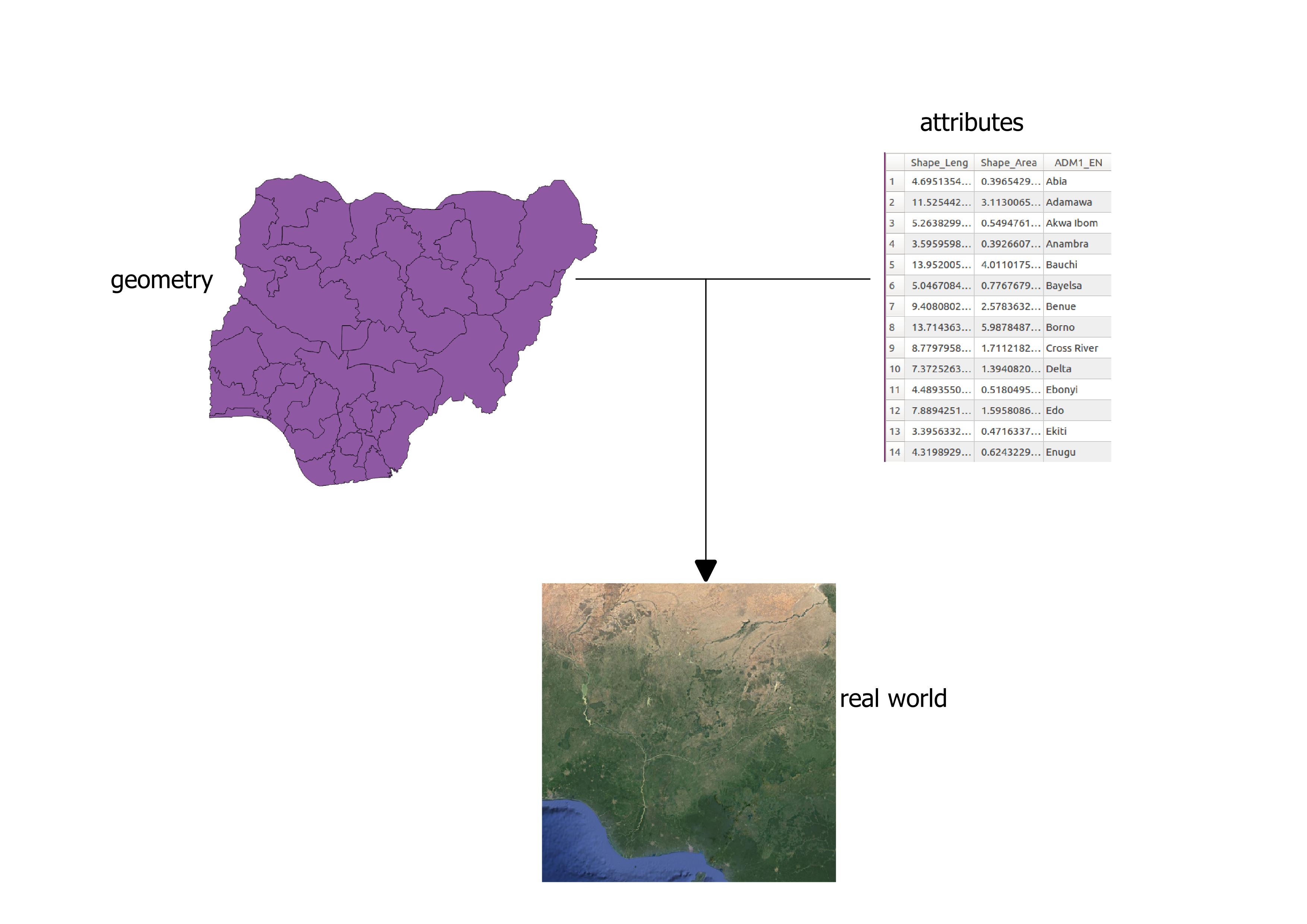 Spatial data model