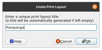 Naming the Print Layout