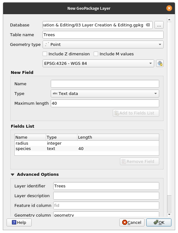 When you are prompted that the file already exists, select Add New Layer